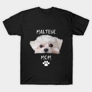 Cute T-shirt for mom of a Maltese T-Shirt